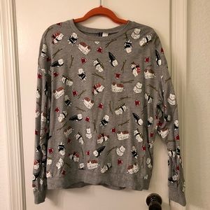 H&M Cat Sushi Sweater